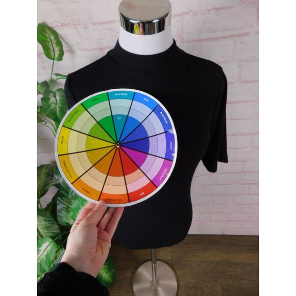 Truth Republic S Black Ribbed Mock Neck Top - Picture 8 of 11